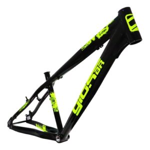 Quadro Giosbr 4TRIX 26″ Gancheira Reta Verde Neon com adesivo Preto