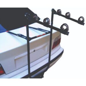 Transbike Suporte para Transporte de 3 Bicicletas com Alças de Borracha em U para Engate Bola