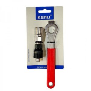 Extrator de Pedivela Ponta Quadrada Aço com Chave Preto