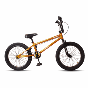 Bicicleta BMX Série 7 Aro 20 Aço Hi-Ten U-Brake Laranja Metálico