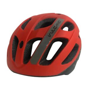 Capacete de Ciclismo Catlike Vulcano Preto Fosco Vermelho Tamanho 58/61