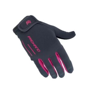 Luva de Ciclismo Fechada Speed XD Prohand Rosa e Cinza