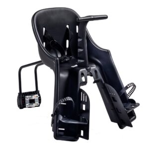 Cadeira de Bicicleta Frontal para Crianças Kangaroo FF Preto Cinza Polisport