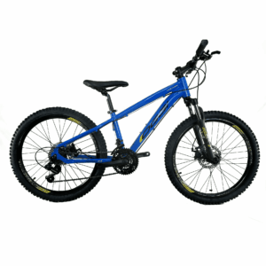 Bicicleta Infantil Oggi Hacker Aro 24 Azul e Preto