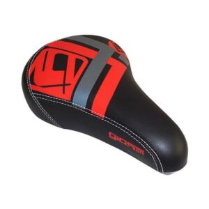 Selim de Bicicleta Gios Preto Vermelho Cinza