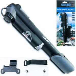 Mini Bomba de Ar Pump GP41 com Manômetro Giyo