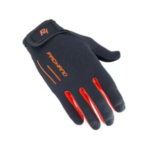 Luva de Ciclismo Fechada Speed XD Prohand Laranja e Cinza