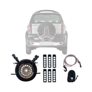 Transbike Suporte para Transporte de Bicicleta com Alça de Borracha para Estepe Fiat Idea