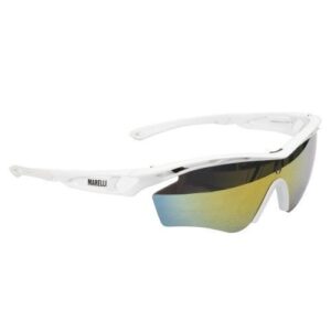 Óculos de Ciclismo Marelli Strada Branco com 3 lentes
