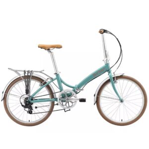 Bicicleta Dobrável Durban aro 24 de 6 velocidades Rio XL Turquesa
